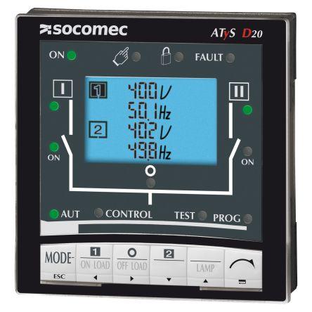 Socomec Multifunkční panelové měřidlo, řada: ATyS LCD pro Měřená energie, Poloha