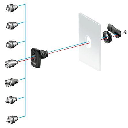 Schneider Electric PanelSet S3D 8 mm Trojhranný zámek Spacial S3D