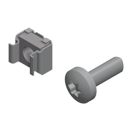 Příslušenství skříně, řada: NS Schneider Electric, Ocel Sada montážních příchytek CRN, Spacial S3D 15 mm, délka: 170 mm