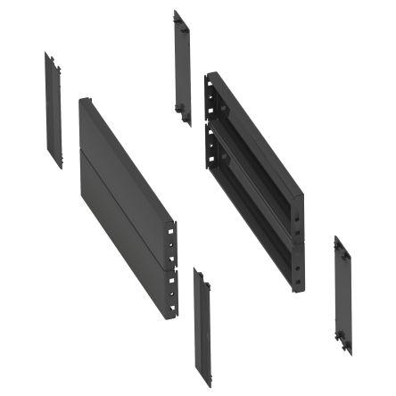 Schneider Electric Sokl, řada: PanelSeT Accessoires barva Šedá 200 mm 300 mm, Epoxidový polyesterový prášek pro Spacial