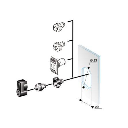 Schneider Electric PanelSeT 6.5 mm Trojhranný zámek Spacial CRN