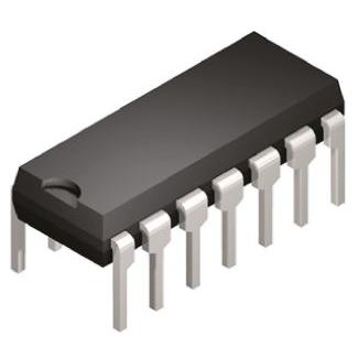 Texas Instruments Operační zesilovač TLE2064CN 1.8 MHz 18V, PDIP, počet kolíků: 14 kolíkový