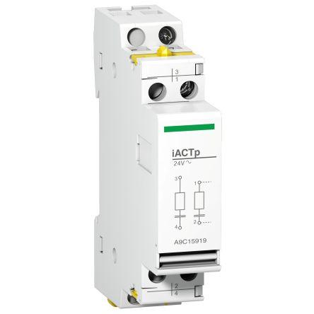 Schneider Electric Pomocný kontakt 2 CO 2 Lišta DIN, rozsah: Acti9 iCT s Tunel 240V