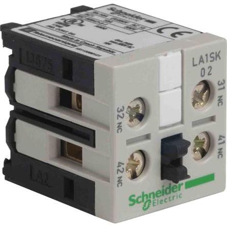 Schneider Electric Blok pomocných kontaktů 2 NC 2 Přední montáž, rozsah: TeSyS SK s Šroubová svorka 10 A 690V