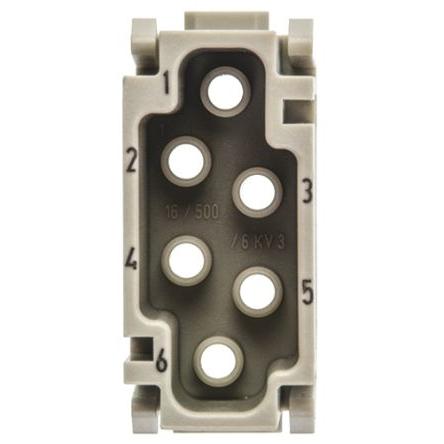 HARTING Modul napájecího konektoru pro vysoké zatížení 16A Vnější HAN Modular 6