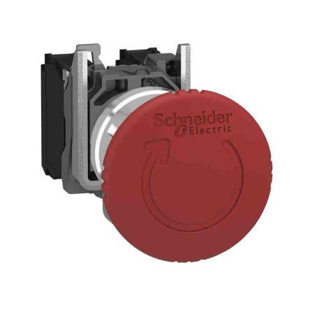 Schneider Electric Harmony Uvolnění kroucením Tlačítko nouzového vypínače Montáž do panelu 22 mm 1 NO/1 NC IP66, IP67,