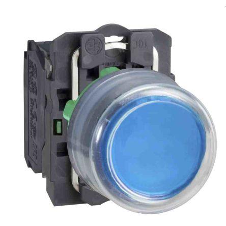 Schneider Electric Tlačítkový spínač, řada: Harmony IP66, IP67 SPST 22 mm Modrá