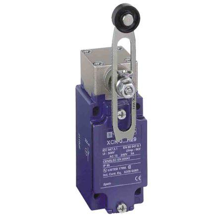 Telemecanique Sensors OsiSense XC Vratná pružina Koncový spínač 1 NO/1 NC IP66 Slitina zinku 240V ac 3A
