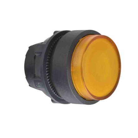 Schneider Electric Hlava tlačítka, řada: Harmony Oranžová Okamžité, průměr výřezu: 22 mm IP69K, IP67, IP66