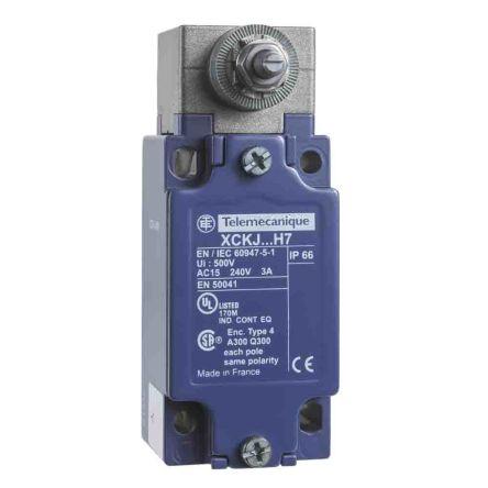 Telemecanique Sensors ZCKJ Páka s válečkem Koncový spínač 2 CO IP66 Kov 240V ac 3A