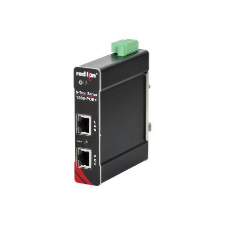 N-Tron Vstřikovač PoE 1portový 1portový, vstupní: 10V dc, 30 V dc, výstup: 54V dc 24 A 30 W