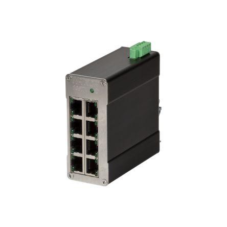Ethernetový přepínač 8portový 100Mbps N-Tron Neřízený