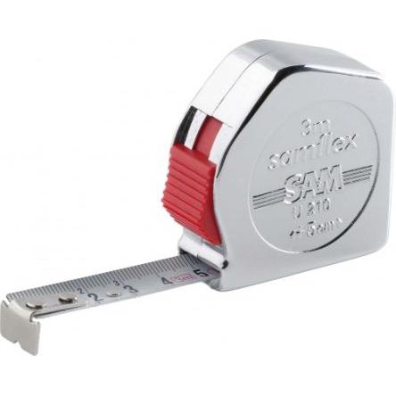 Pásmové měřidlo, délka: 2 m šířka lopatky 16 mm SAM, řada: U Metrické