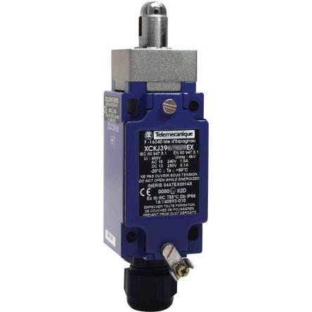 Telemecanique Sensors OsiSense Plunžr s válečkem Koncový spínač 1 NO, 2 NC IP66, IP67 Slitina zinku 240V ac 1.5A