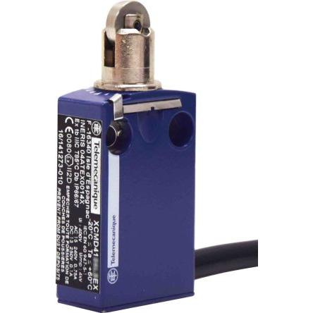 Telemecanique Sensors OsiSense ATEX D Plunžr s válečkem Koncový spínač 1 NO/1 NC IP67, IP66 Slitina zinku 240V ac 0.75A
