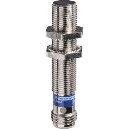 Telemecanique Sensors Indukční bezdotykový snímač XS112B3NBM12 Válec se závitem M12 200mA XS IP65 NPN 2.5 kHz 4 mm 36 V