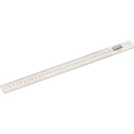 Pravítko 781-5R, délka: 500 mm Metrické šířka 300mm Matný, Ocel SAM