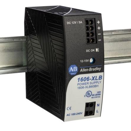 Allen Bradley Napájecí zdroj na lištu DIN 1606, počet výstupů: 5 Spínaný režim 240V ac 5 A St. 12V dc DC 60 W