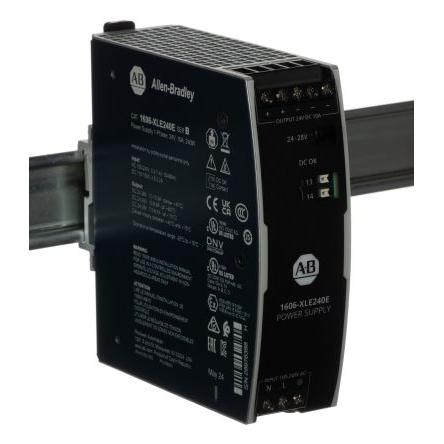 Allen Bradley Napájecí zdroj na lištu DIN 1606 Spínaný režim 150 V dc, 240V ac 10 A AC/DC 24V dc 480 W
