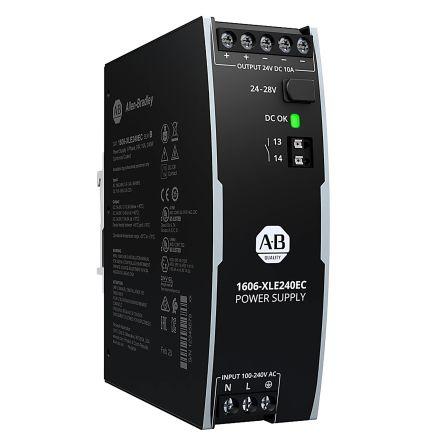 Allen Bradley Napájecí zdroj na lištu DIN 1606 Spínaný režim 150 V dc, 240V ac 20 A AC/DC 24V dc 480 W