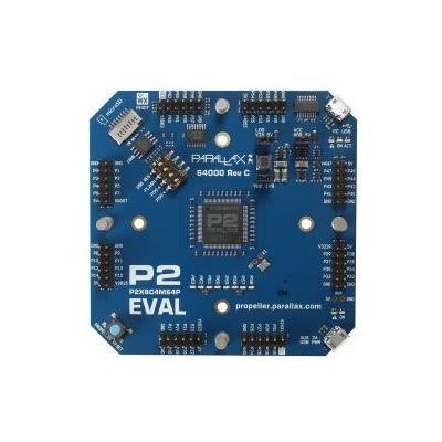 Parallax Inc Vyhodnocovací deska, Propeller, MCU 64000, Mikrokontrolér, Vyhodnocovací deska Propeller 2 Rev. C,