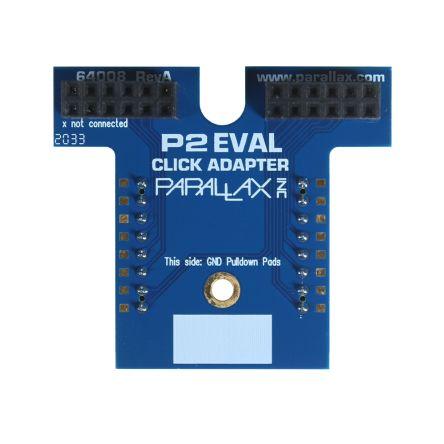 Deska adaptéru, pro použití s: Mikrokontrolér PROPELLER P2 64008 Parallax Inc