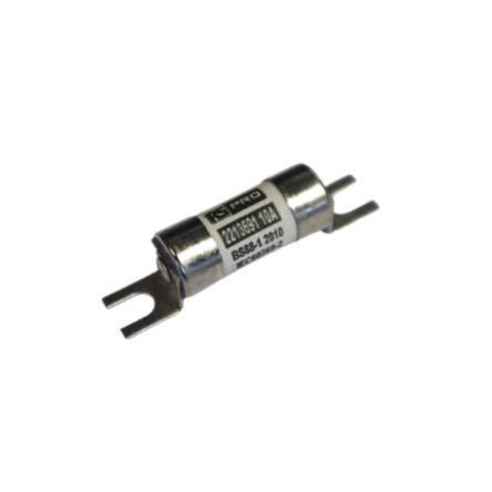 Pojistka s drážkovaným štítkem 10A A1 T gG, gM RS PRO 44.5 mm 415 V ac, 250V dc