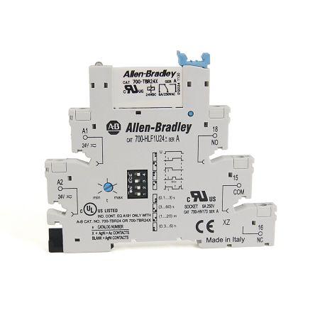 Allen Bradley Reléový modul rozhraní 24V ac/dc SPDT Lišta DIN 700-HL