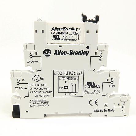 Allen Bradley Reléový modul rozhraní 110V ac/dc, 125 V ac/dc Lišta DIN 700-HL