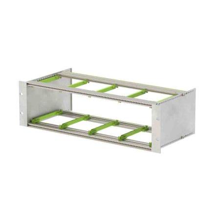 Bopla Subrack, řada: Interzoll 3 U x 84 HP x 218 mm, Hliník