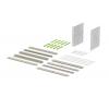 Bopla Subrack, řada: Interzoll 6 U x 84 HP x 218 mm, Hliník