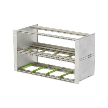 Bopla Subrack, řada: Interzoll 6 U x 84 HP x 218 mm, Hliník