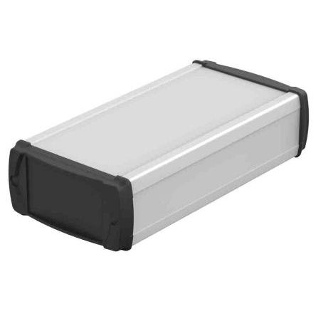 Bopla Univerzální skříň, řada: BOS-Ecoline IP40 Stíněné barva Stříbrná barva Černá Hliník 106 mm 52 mm 200 mm