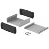 Bopla Univerzální skříň, řada: BOS-Ecoline IP40 Stíněné barva Stříbrná barva Černá Hliník 120 mm 42 mm 100 mm