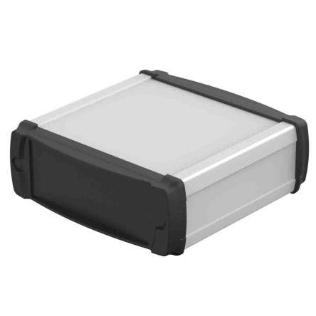 Bopla Univerzální skříň, řada: BOS-Ecoline IP40 Stíněné barva Stříbrná barva Černá Hliník 120 mm 42 mm 100 mm