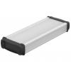 Bopla Univerzální skříň, řada: BOS-Ecoline IP40 Stíněné barva Stříbrná barva Černá Hliník 57.2 mm 22 mm 150 mm