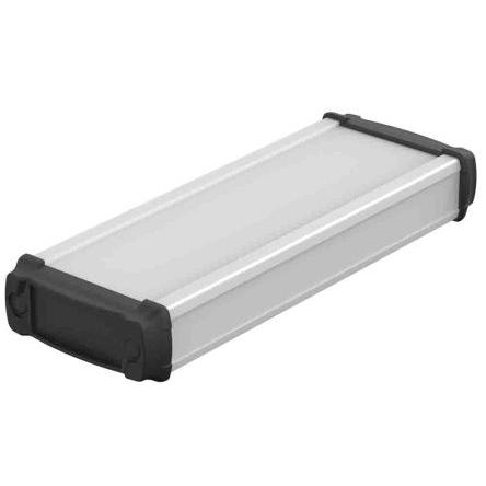 Bopla Univerzální skříň, řada: BOS-Ecoline IP40 Stíněné barva Stříbrná barva Černá Hliník 57.2 mm 22 mm 150 mm