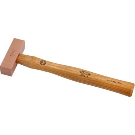 Kladivo Měď Kladivo na závěs, materiál držadla: Dřevo, celková délka: 280 mm SAM 600 g