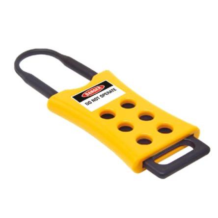 RS PRO, Zamykací mechanismus Žlutá, Černá, Nylon, ABS Blokovací petlice 7.25 mm