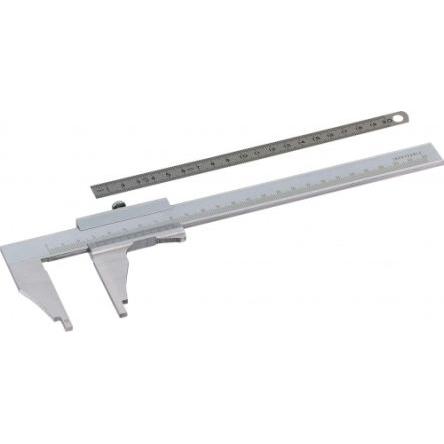 Kalibr 200 mm 710-P-12 Pomocná stupnice, Metrické, typ displeje: Analogové SAM