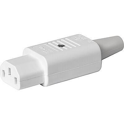 Schurter Konektor IEC C13, orientace těla: Rovný, Kabel velikost pojistky 87.5 x 62 mm Vnitřní, 250V 15A