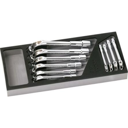 Trubkový klíč Šestihran 10 Pieces, 8 to 21 mm SAM