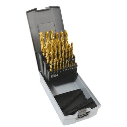Sada bitů vrtáků, HSS, počet kusů: 25 Otáčecí SAM Kov, max. velikost: 13 mm, min. velikost: 1 mm