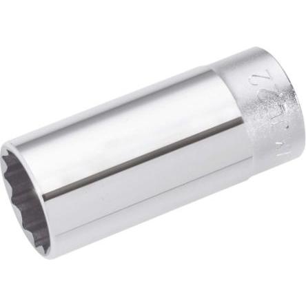 Zásuvka 3/8 in pohon 24 mm 12 bodů, celková délka: 63mm SAM