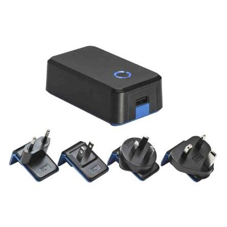 Mascot Adaptér AC/DC 5 W, výstup: 5V dc, počet výstupů: 1 RJ11, USB Austrálie, Velká Británie, USA, EU 1 A Adaptér AC/DC