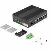 Gigabitový switch, model: IES1G52UP12V 6portový StarTech.com Neřízený Napájení přes síť Ethernet