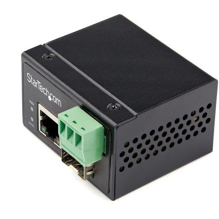 StarTech.com Ethernetový převodník médií, Plný duplex, SFP, RJ45, 100Mbps, přenosová vzdálenost: 100 m