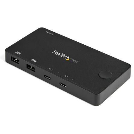 Přepínač KVM, HDMI 2portový, počet zobrazení: 1 2 StarTech.com, video připojení: HDMI 3840 x 2160 pixel