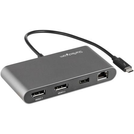 StarTech.com Dokovací stanice, 5120 x 2880 pixel, počet zobrazení: 2, počet portů USB: 1, video připojení: Display Port,