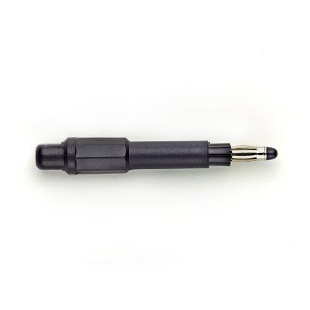 Pomona Banánkový konektor, 1kV, 20A, Černá, Vnější Pájecí drát k tělesu, materiál kontaktu: Slitina berylia a mědi,